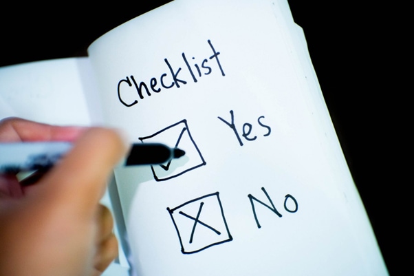 Checklist blog post