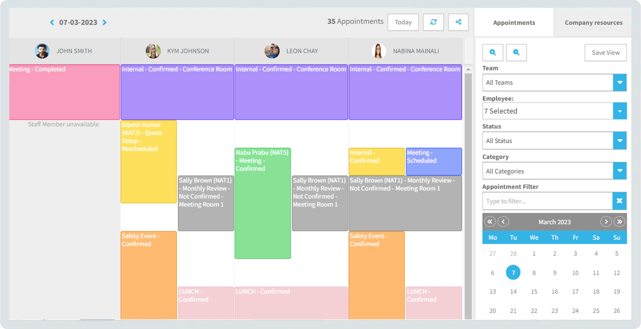 This feature also makes iinsight® an ideal health practice management software in the United Kingdom for rehabilitation centres to simplify the scheduling of appointments and keeping track of them.