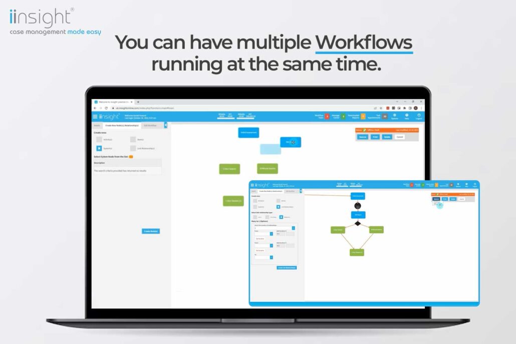 You can have multiple Workflows running at the same time.
