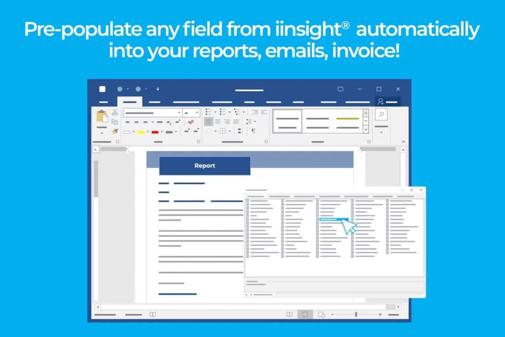 iinsight offer a powerful feature that enables you to create customised templates that auto-populate with all the information that we for various aspects of your organisation's operations.